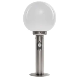 Lindby sokkellampe Vedran, 45 cm, stål, sensor