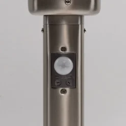 Lindby sokkellampe Vedran, 45 cm, stål, sensor