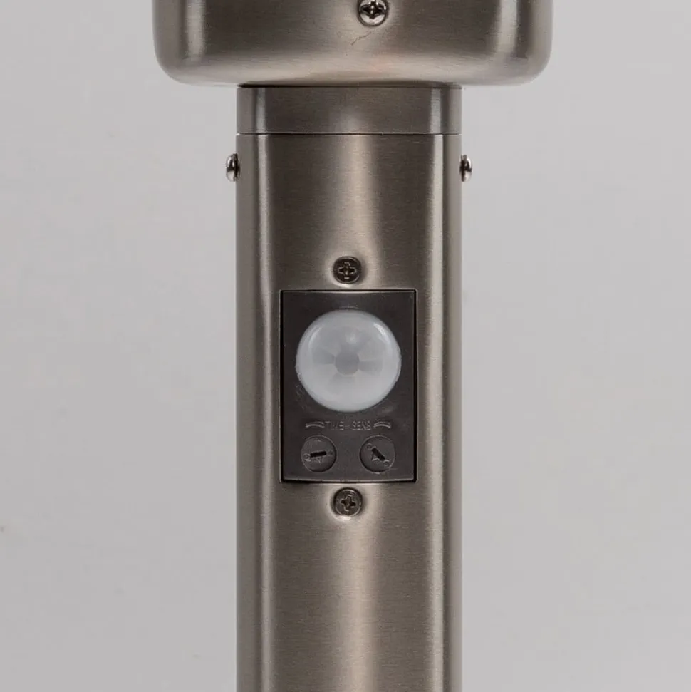 Lindby sokkellampe Vedran, 45 cm, stål, sensor