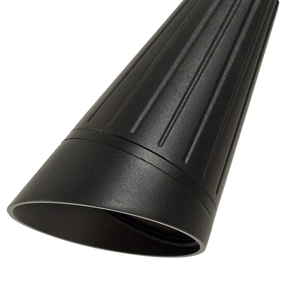 Lindby Sorvete lampe med jordspyd, sort, metal, højde 62 cm