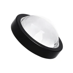 Lindby spotlight Jyla, sort, linse, 3.000 K, 3-lys, GX53