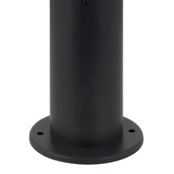 Lindby Statius sokkellampe, antracit, jern, 45 cm