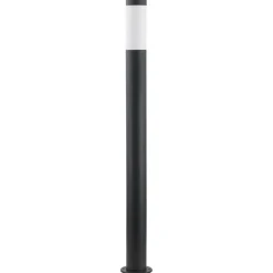 Lindby Statius vejlampe, antracit/opal, jern, 100 cm