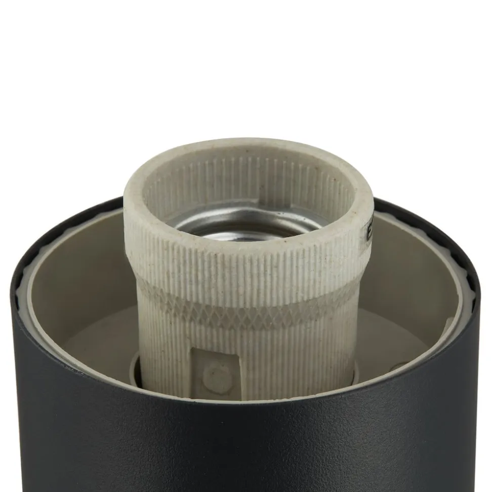 Lindby Statius vejlampe, antracit/opal, jern, 100 cm
