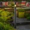 Lindby Statius vejlampe, antracit, jern, 100 cm
