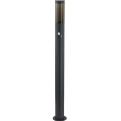 Lindby Statius vejlampe, antracit, jern, sensor