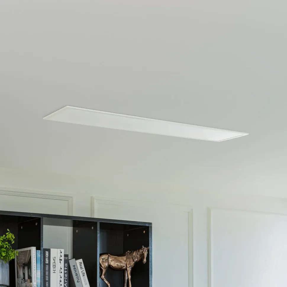 Lindby Stenley LED-panel, CCT, 29,6 cm x 119,6 cm