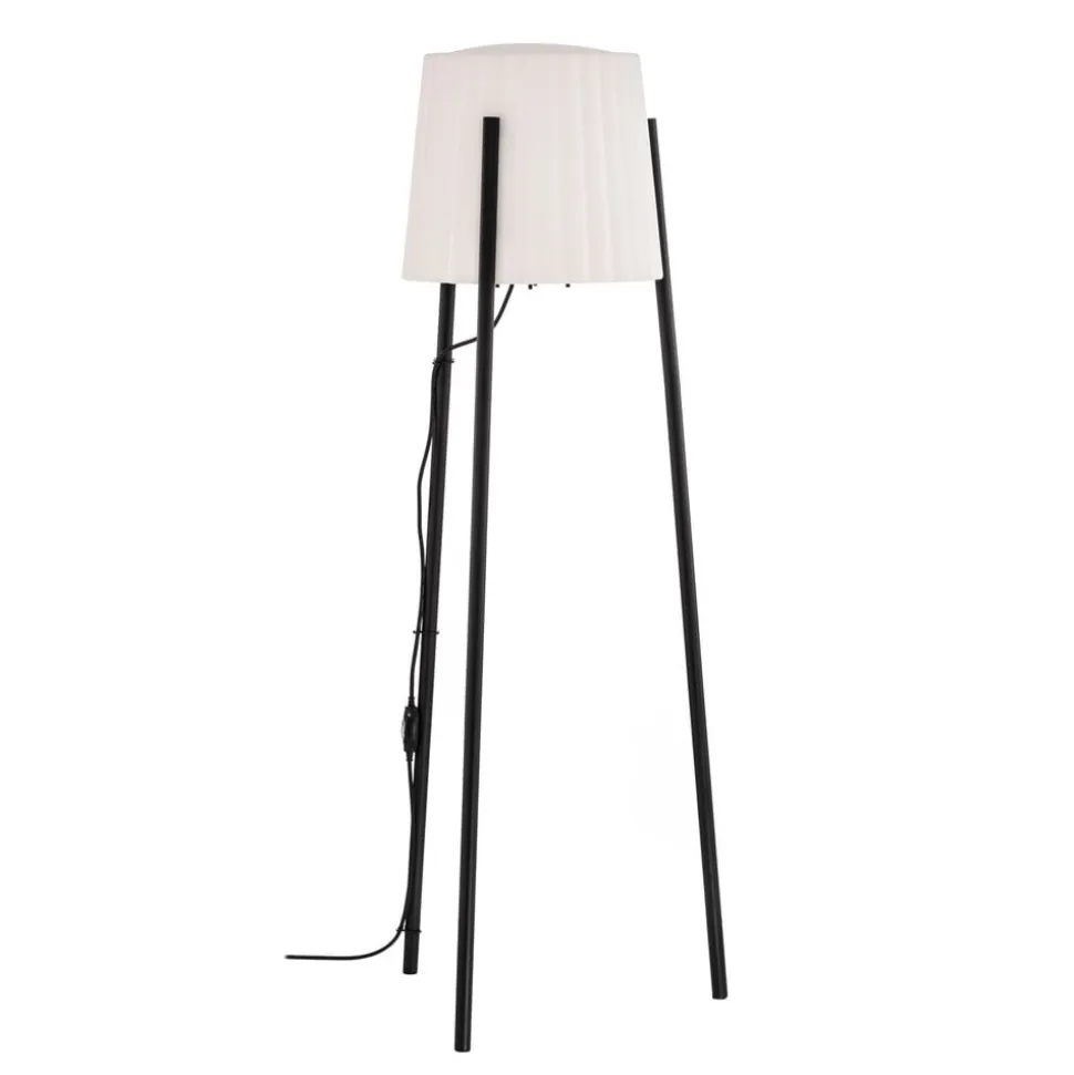 Lindby terrasselampe Jaimy, 148 cm, stativ, aluminium