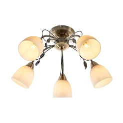 Lindby Thaddeus loftlampe, 5 lyskilder højde 31 cm