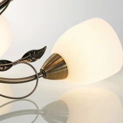 Lindby Thaddeus loftlampe, 5 lyskilder højde 31 cm