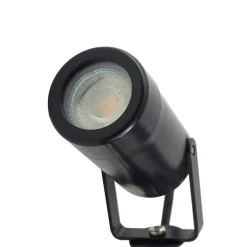 Lindby Thorgal lampe med jordspyd, Ø 6 cm, sort, sæt med 3 stk