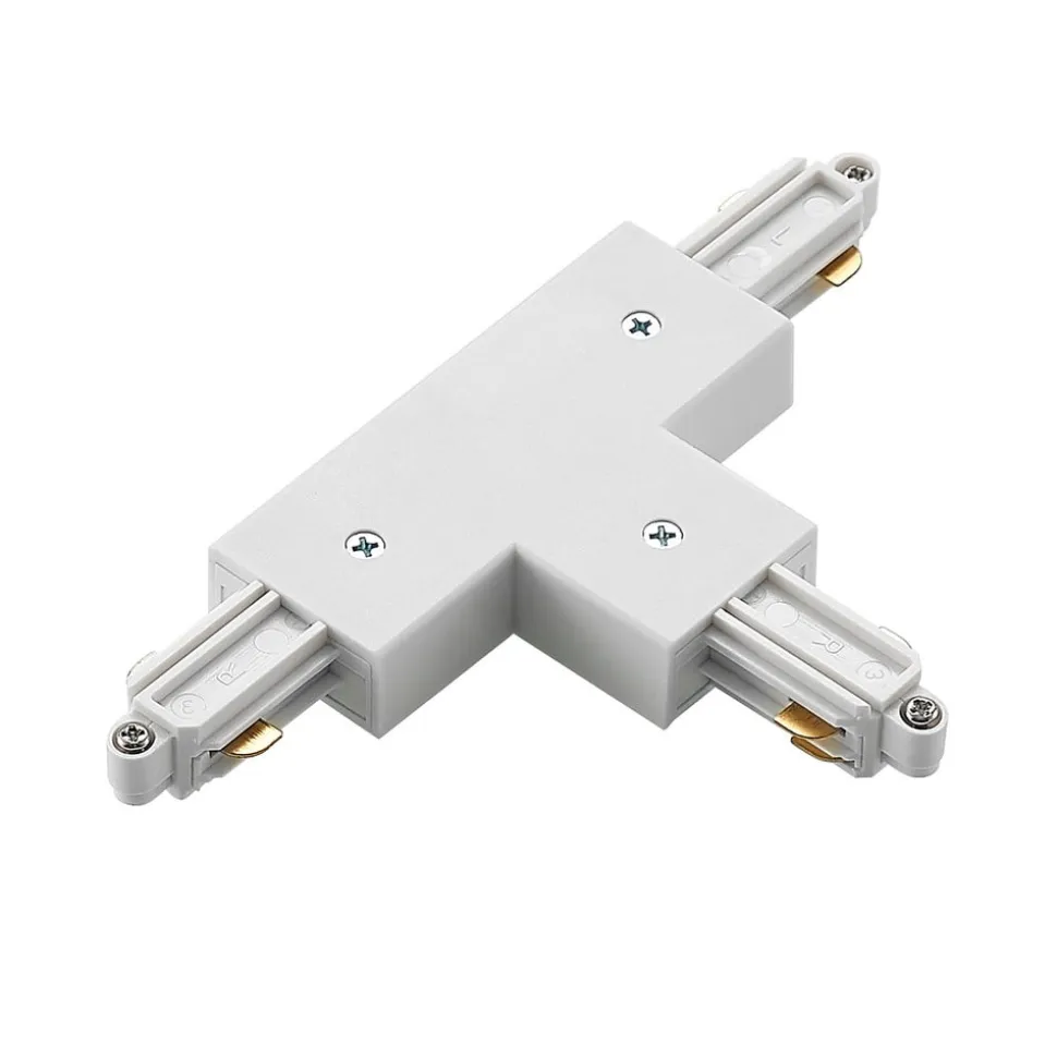 Lindby T-stik Linaro, hvid, 1-faset system