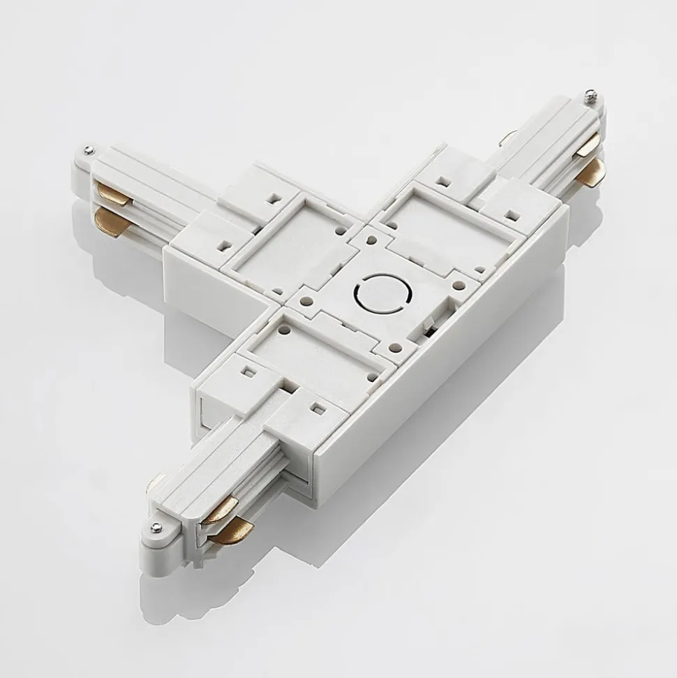 Lindby T-stik Linaro, hvid, 1-faset system