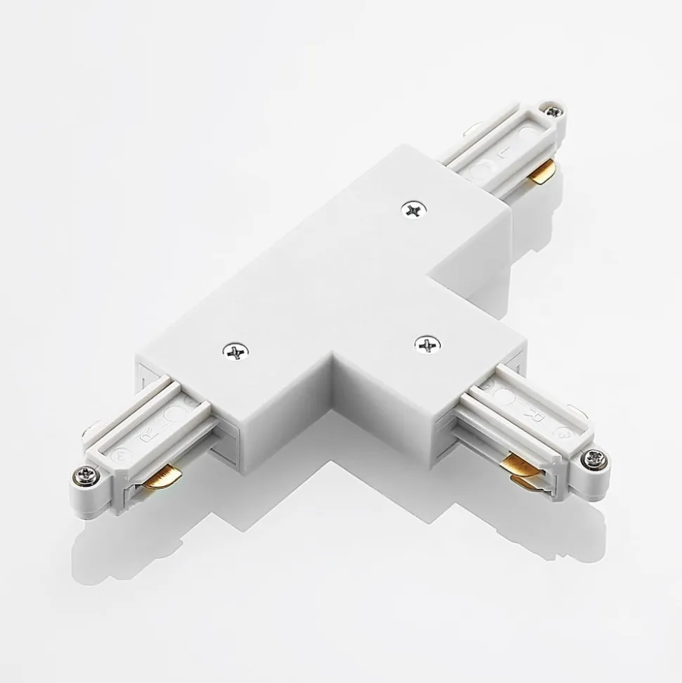 Lindby T-stik Linaro, hvid, 1-faset system