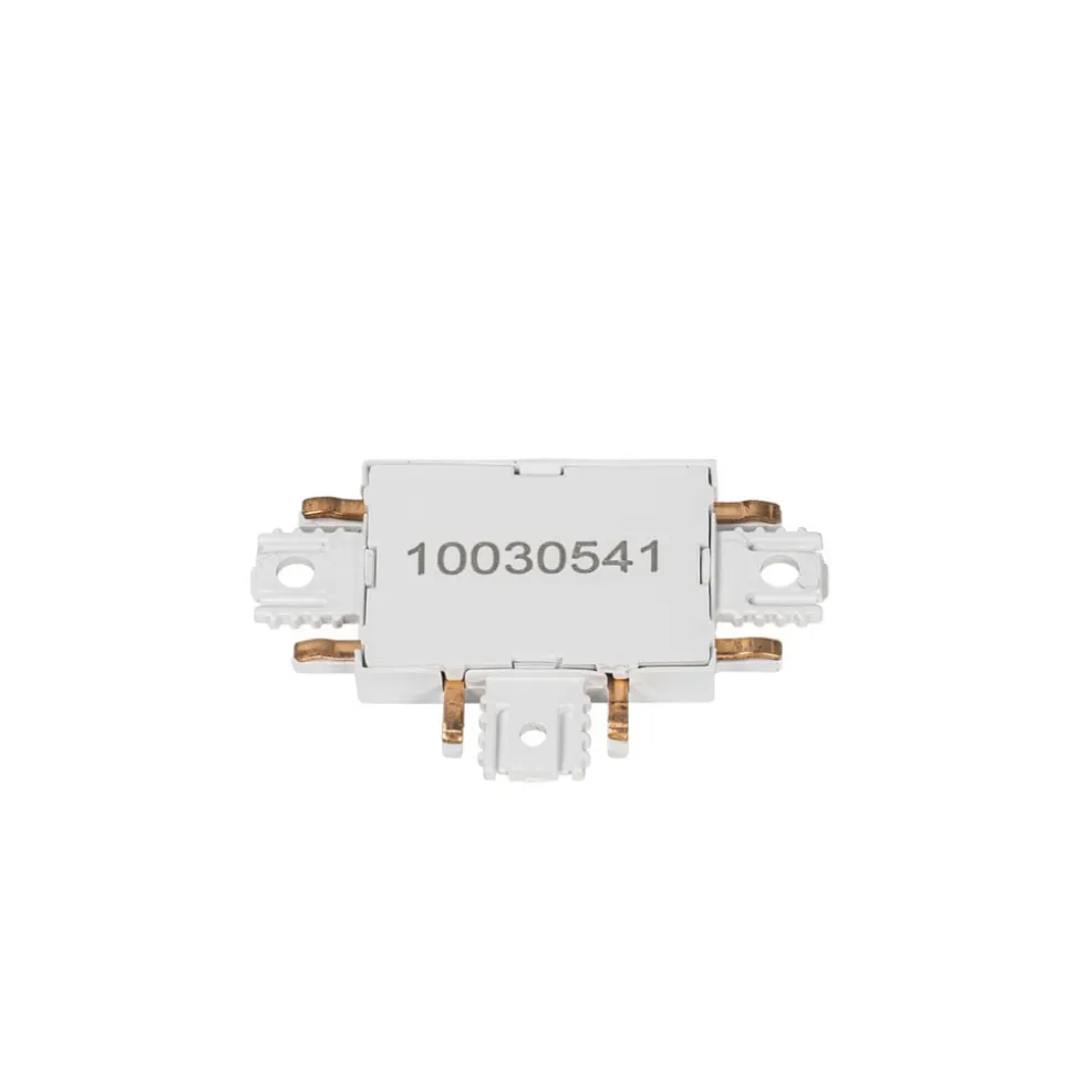Lindby T-stik Lumaro, hvid, 5,4 cm, plast