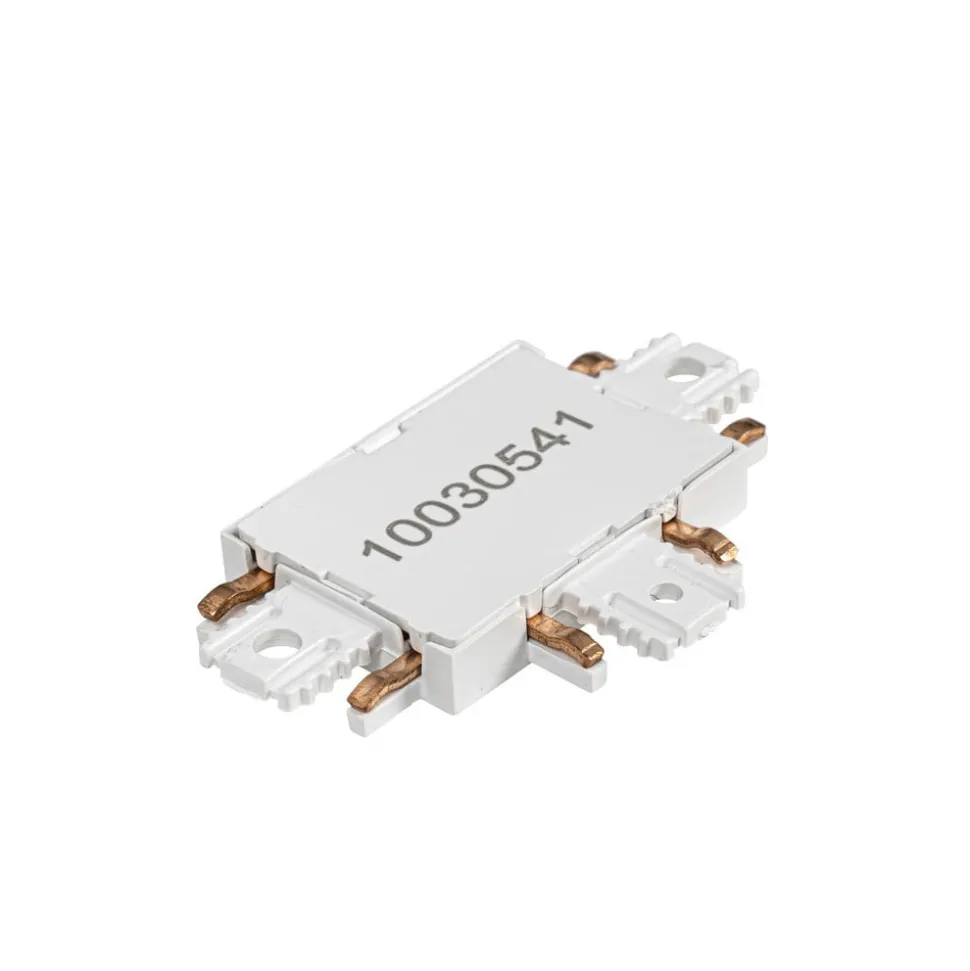 Lindby T-stik Lumaro, hvid, 5,4 cm, plast