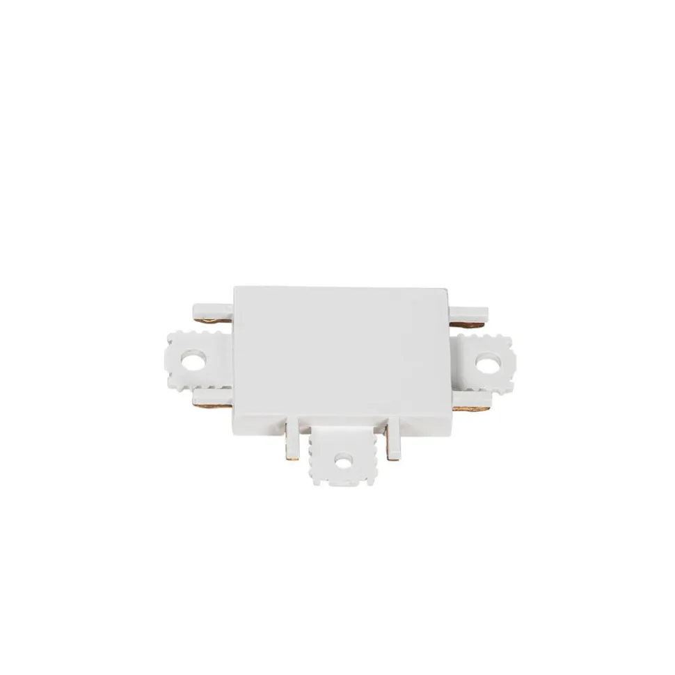 Lindby T-stik Lumaro, hvid, 5,4 cm, plast