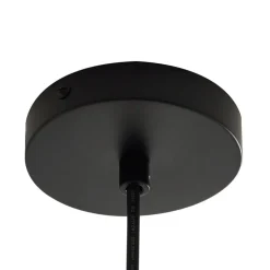 Lindby udendørs hængelampe Taryn, brun, plast, IP44 35cm
