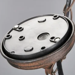 Lindby udendørs hængelampe Eddie, rust, metal, IP44, E27