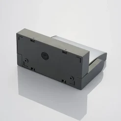 Lindby udendørs LED-væglampe Sherin, antracit, sensor, IP54