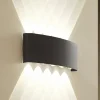 Lindby udendørs LED-væglampe Ithan, 5 lyskilder, antracit, metal