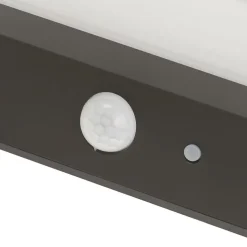 Lindby udendørs LED-væglampe til udendørs vægmontering Maresia, sensor, antracit