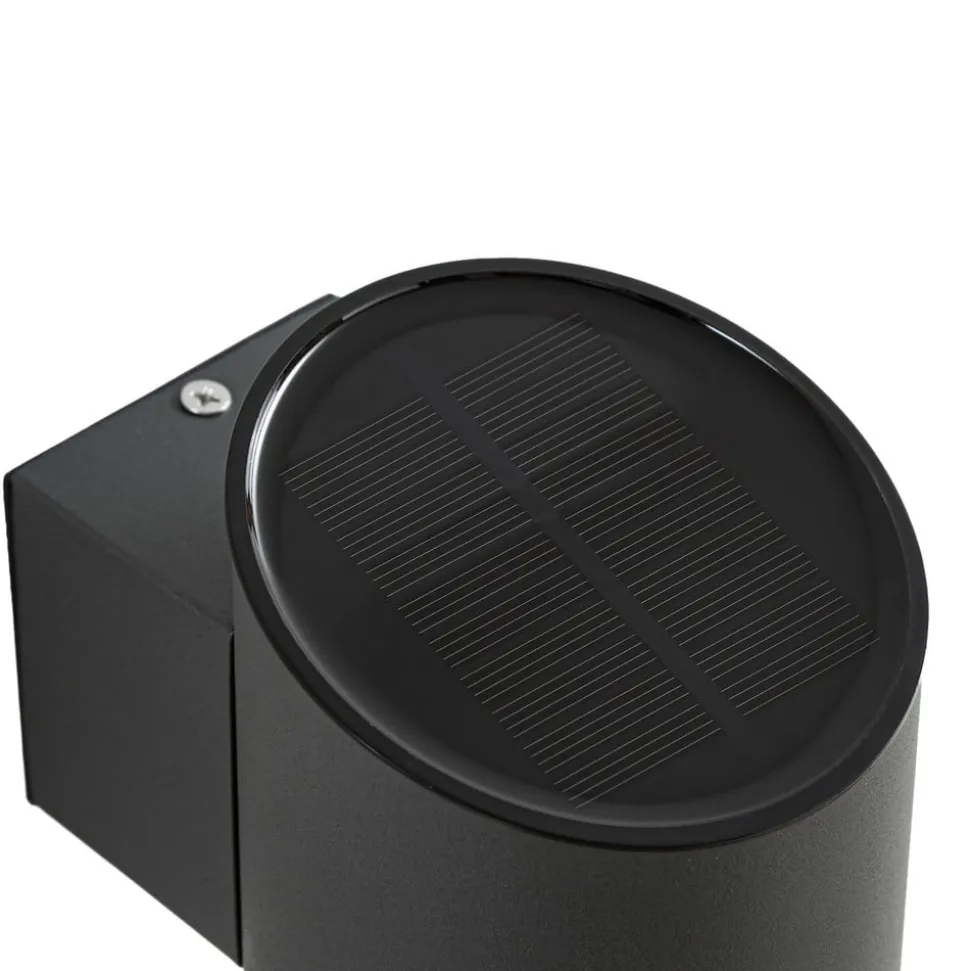 Lindby udendørs LED-væglampe Bentlas, antracit, IP44