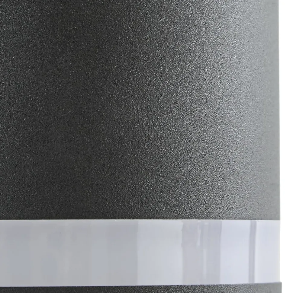 Lindby udendørs LED-væglampe Bentlas, antracit, IP44