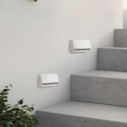 Lindby udendørs LED-væglampe Appeso, længde 16 cm, sæt med 2 stk