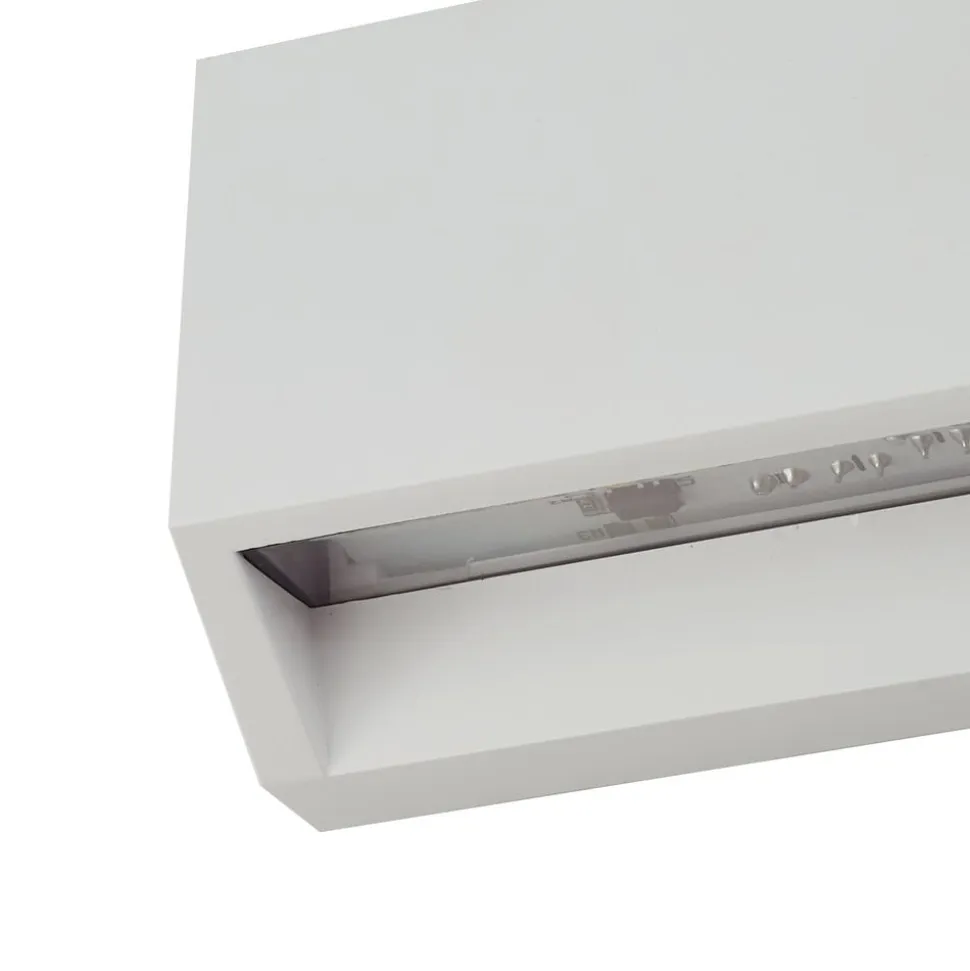 Lindby udendørs LED-væglampe Appeso, bredde 10 cm, sæt med 2 stk
