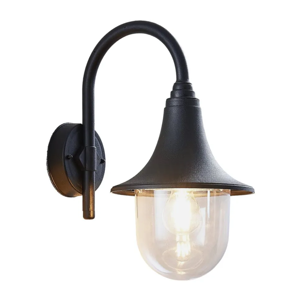Lindby udendørs væglampe Nalevi, 41 cm, saltvandsresistent, E27, IP44