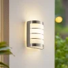 Lindby udendørs væglampe Noyan, 20 cm, stål, IP44, E27