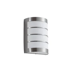 Lindby udendørs væglampe Noyan, 20 cm, stål, IP44, E27
