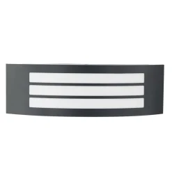 Lindby udendørs væglampe Vimal, E27, 32 cm, sort, aluminium