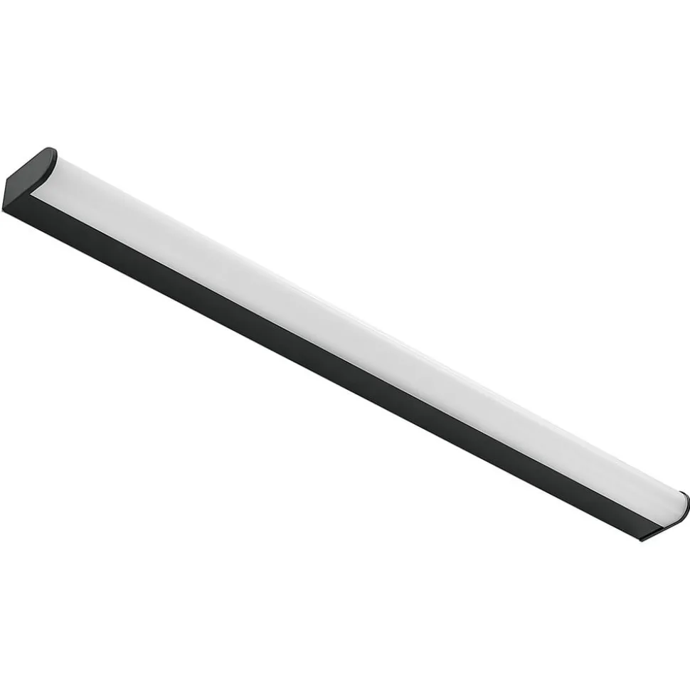 Lindby Ulisan LED-væglampe til bad, rund, 88,8 cm