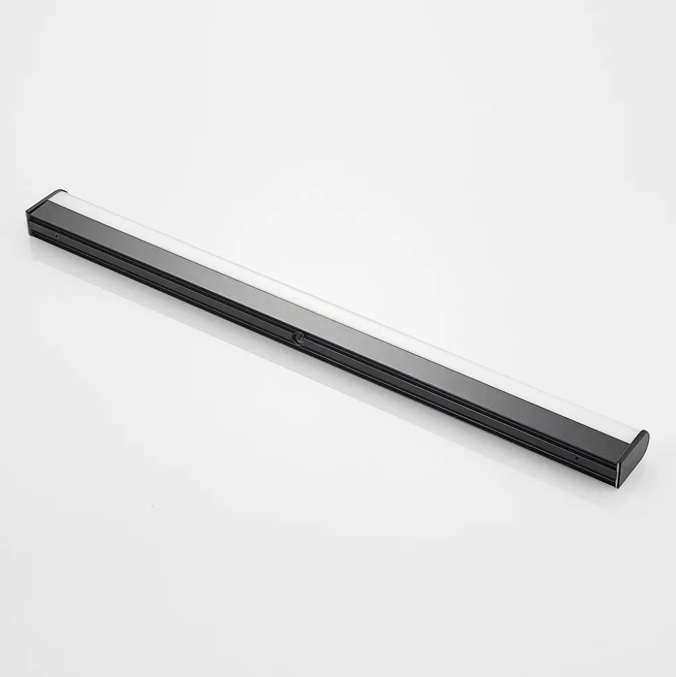 Lindby Ulisan LED-væglampe til bad, rund, 88,8 cm
