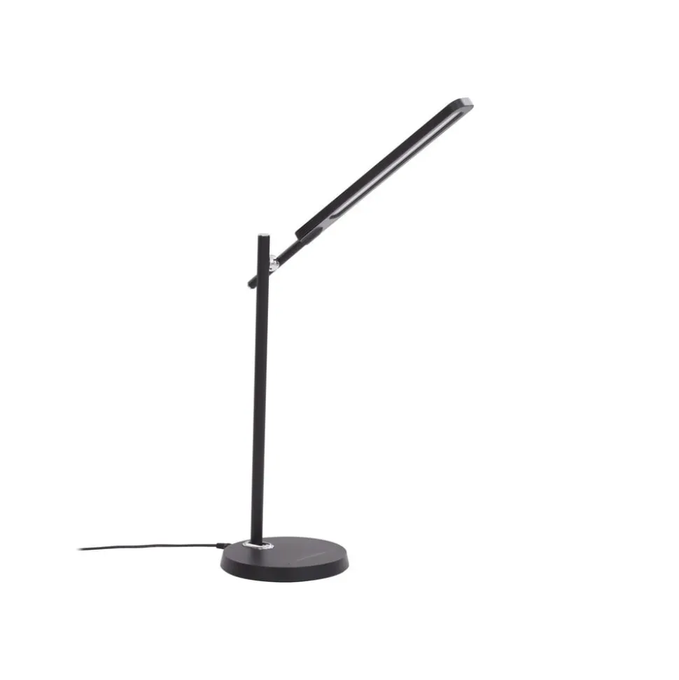 Lindby Valtorin LED-skrivebordslampe, sort