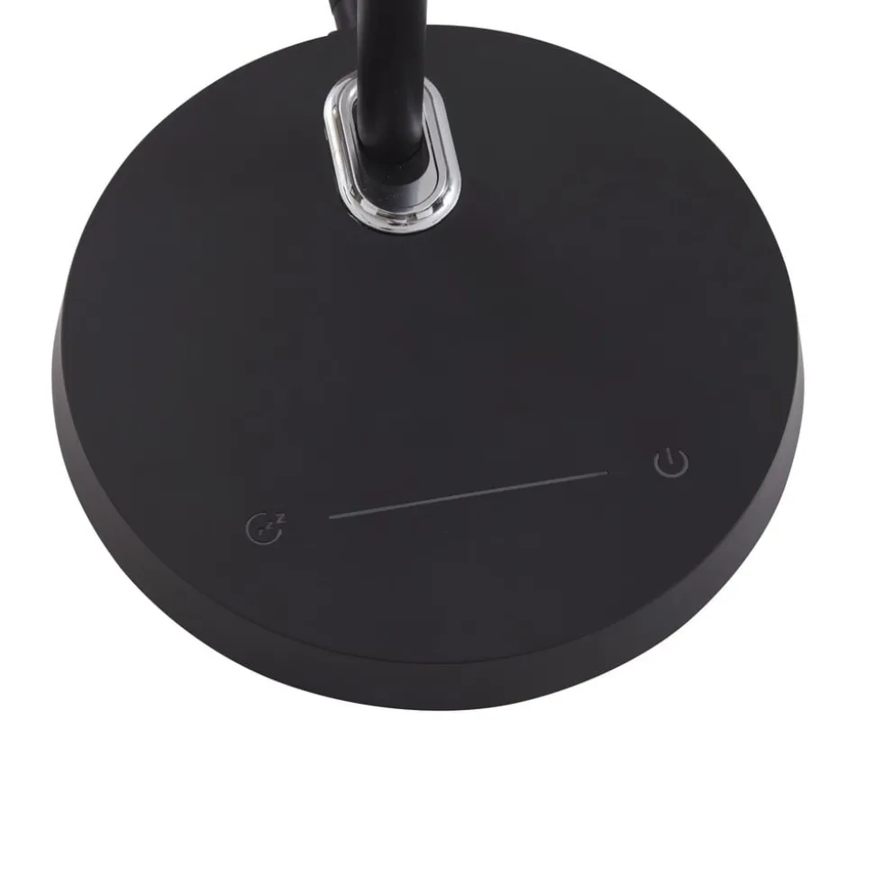Lindby Valtorin LED-skrivebordslampe, sort
