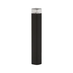 Lindby vejlampe Halvar, 50 cm, sort, IP65, GU10