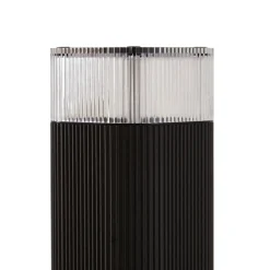 Lindby vejlampe Halvar, 50 cm, sort, IP65, GU10