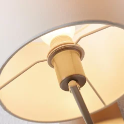 Lindby væglampe Florens, nikkel, LED-læselampe, 23,5 cm