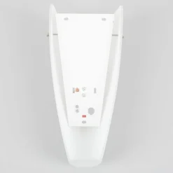Lindby væglampe Hermine, hvid, glas, højde 30 cm, E27