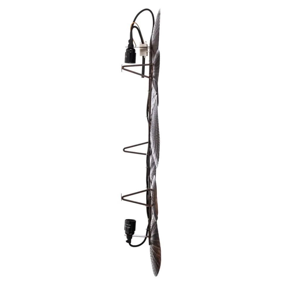 Lindby væglampe Soraya, kobber, metal, 2-lys, 53 cm