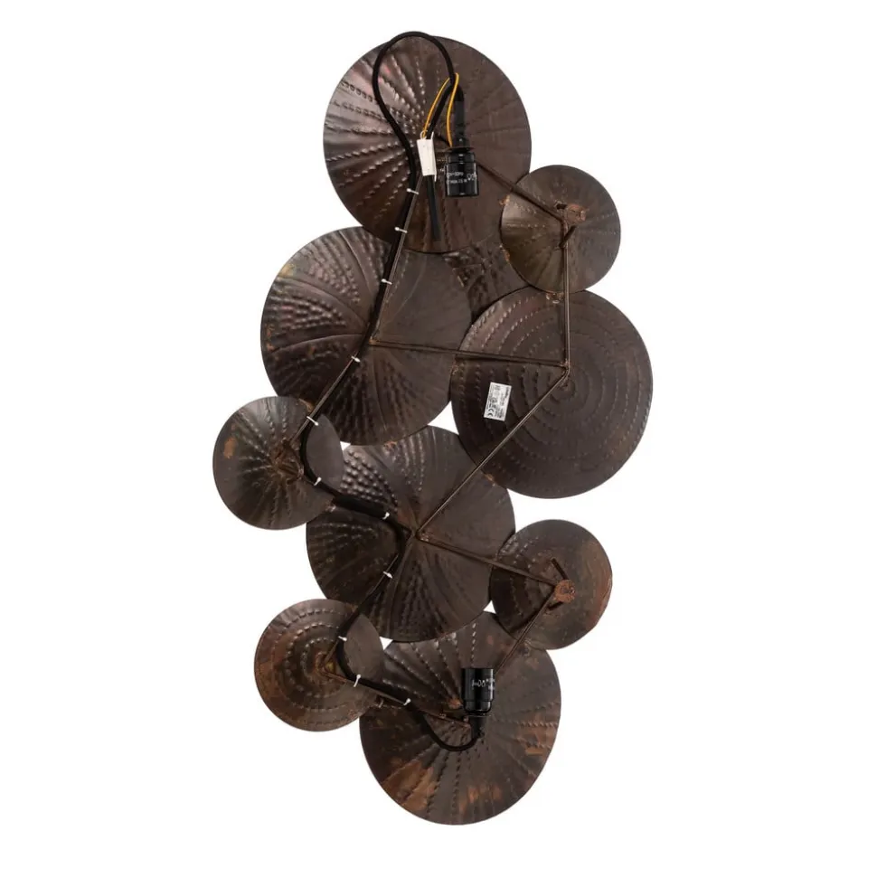 Lindby væglampe Soraya, kobber, metal, 2-lys, 53 cm