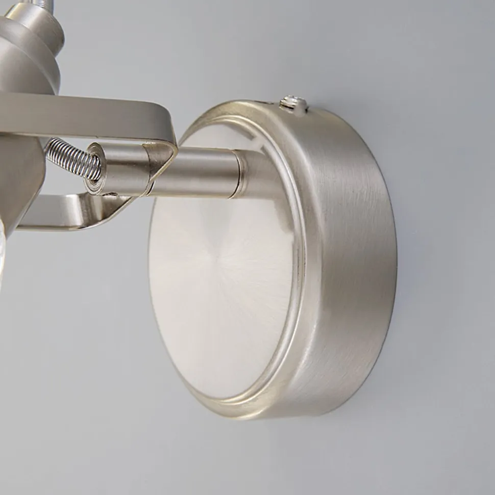 Lindby væglampe til badeværelset Kara, 21 cm høj, glas, IP44, G9