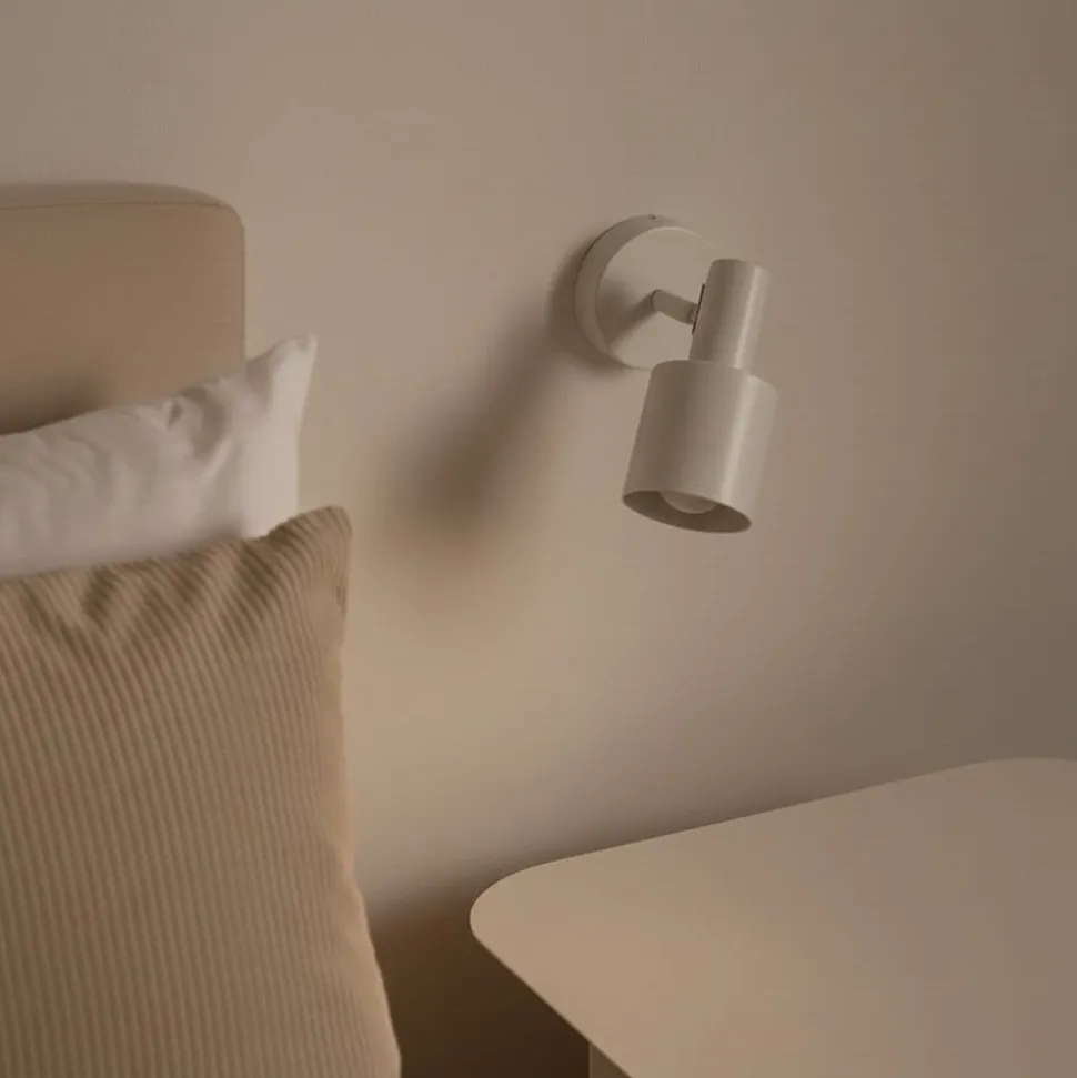 Lindby vægspot Ovelia, beige, metal, E27