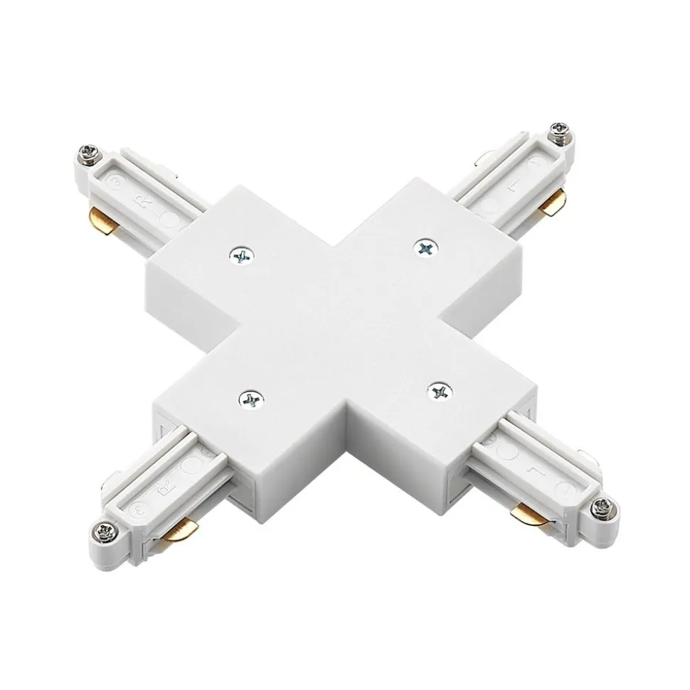 Lindby X-connector Linaro, hvid, 1-faset system