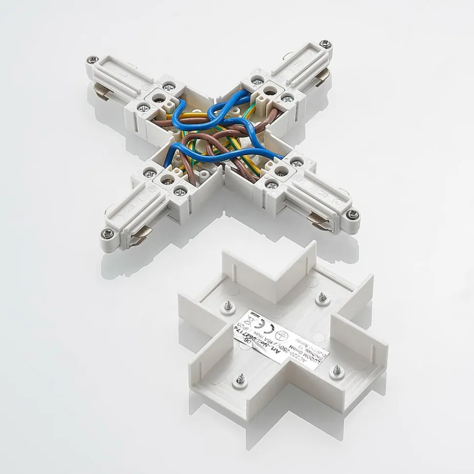 Lindby X-connector Linaro, hvid, 1-faset system