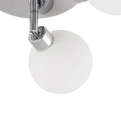 Lindby Zaniba loftslampe, krom, rund