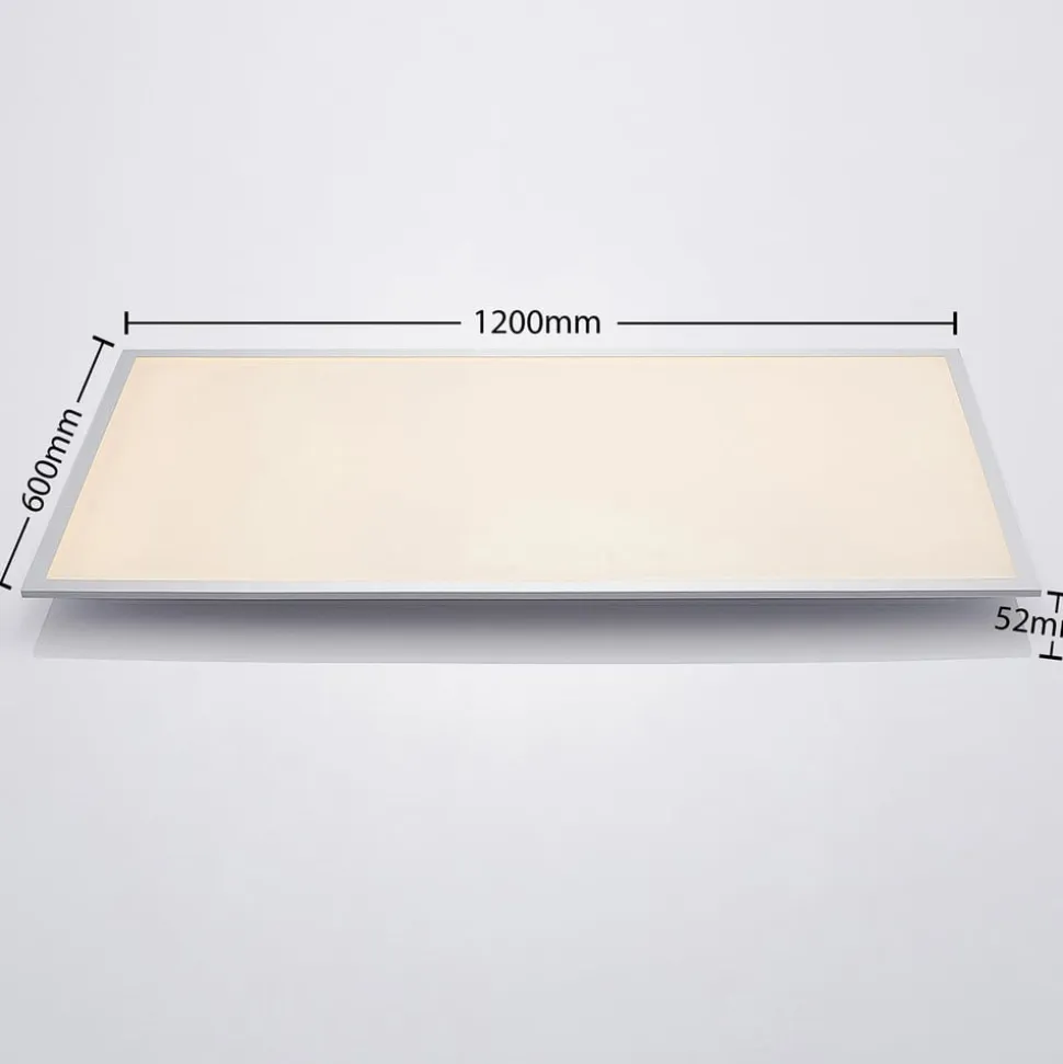 Lindby Zento LED-panel, CCT, fjernbetjening